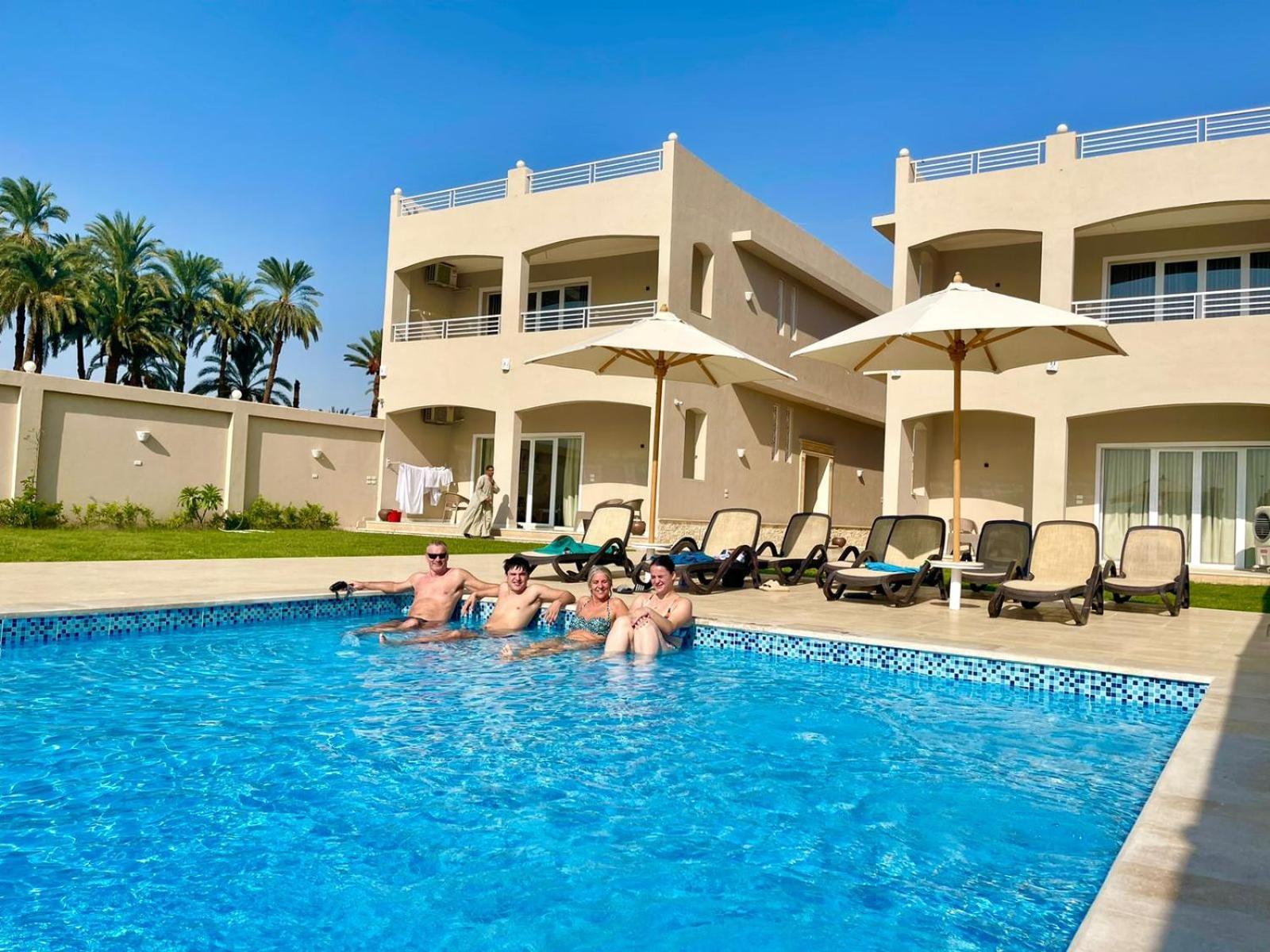Royal Nile Villas - Nile View Apartment 2 룩소르 외부 사진